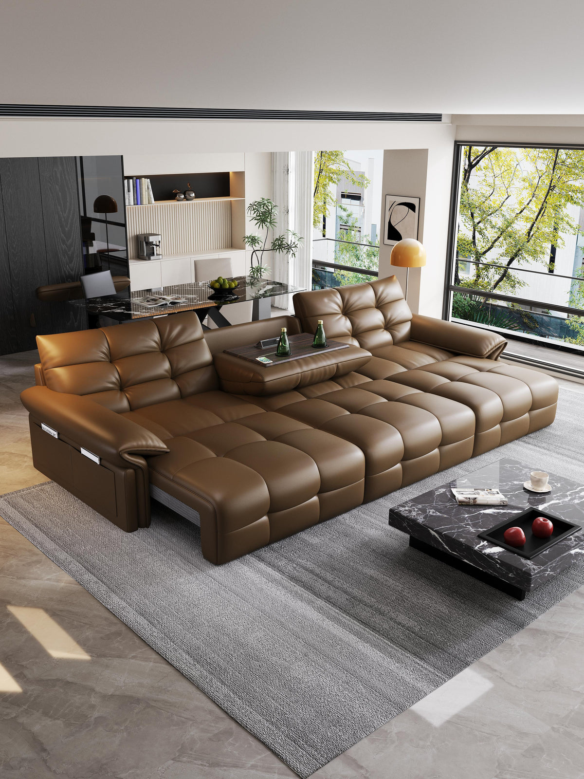 Compact 3-Seater Sofa Bed for Small Spaces — detail view 01