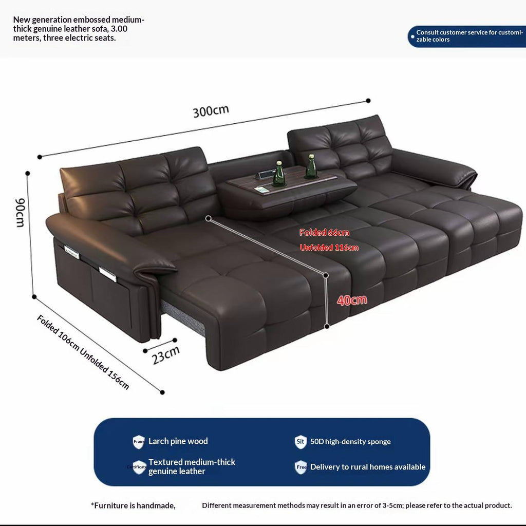 Compact 3-Seater Sofa Bed for Small Spaces — detail view 02