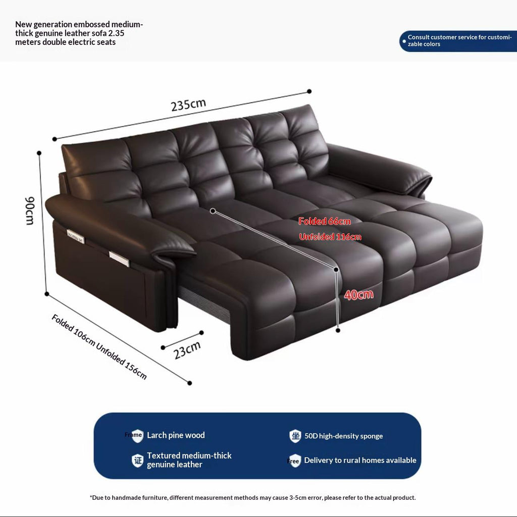 Compact 3-Seater Sofa Bed for Small Spaces — detail view 04