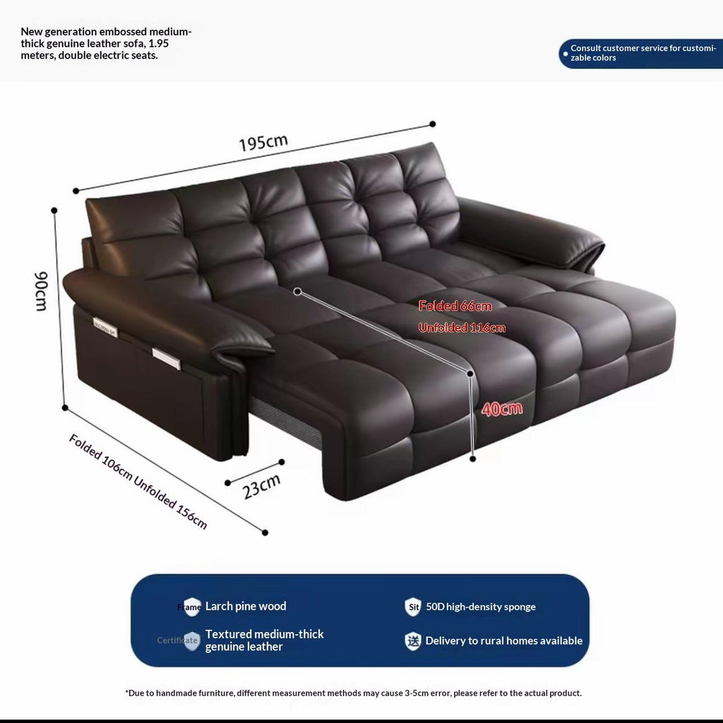 Compact 3-Seater Sofa Bed for Small Spaces — detail view 05