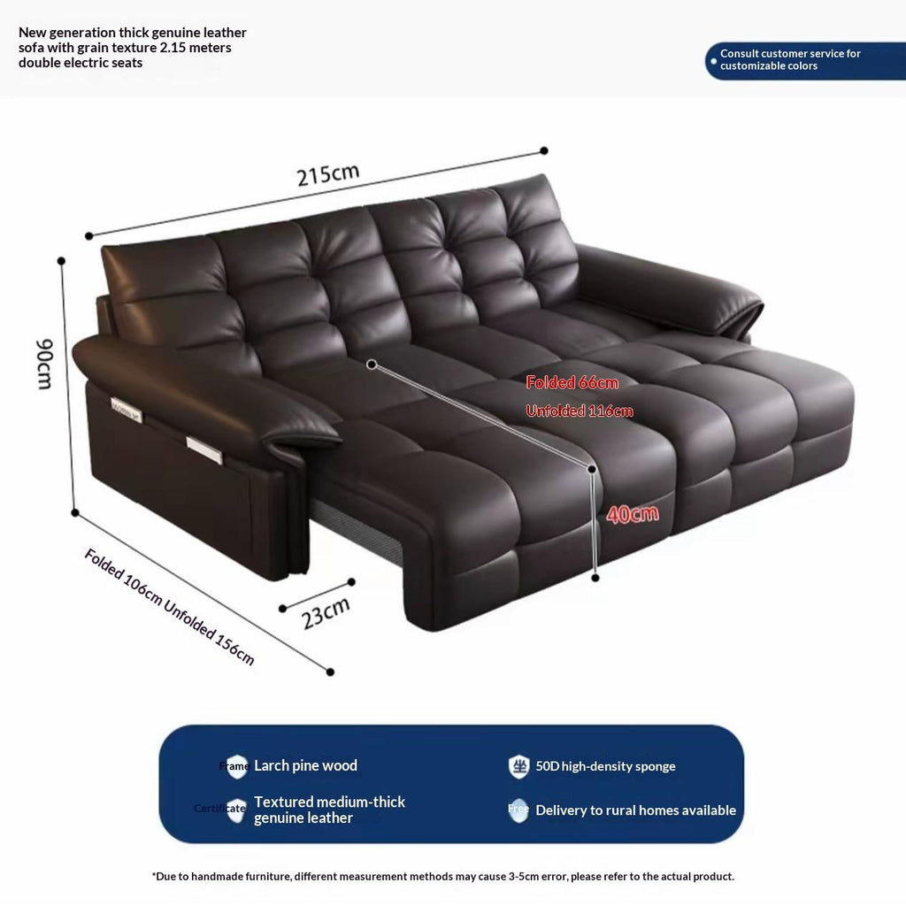 Compact 3-Seater Sofa Bed for Small Spaces — detail view 06