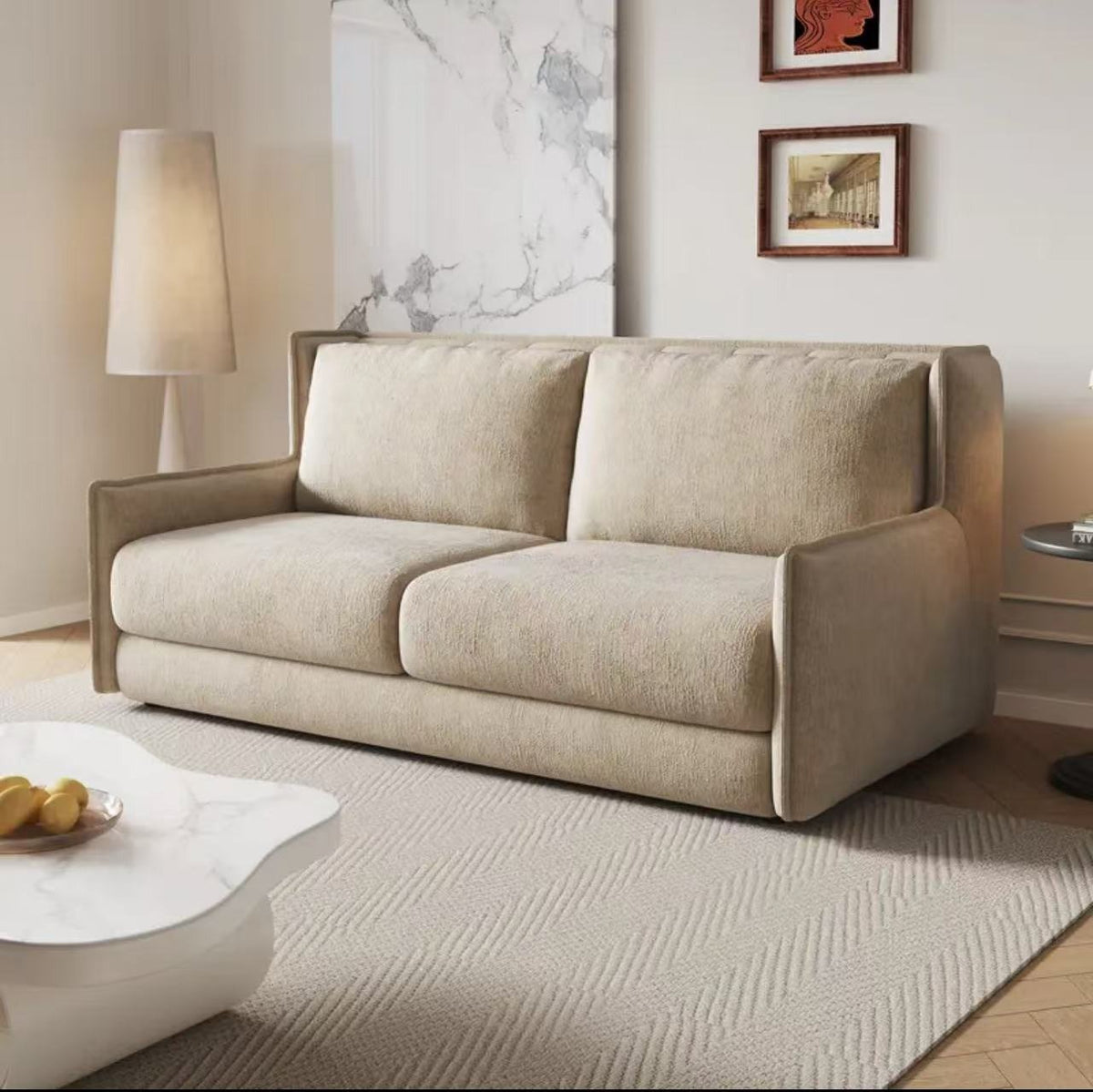 Custom Fold-Out Sofa Bed With Mattress — detail view 04