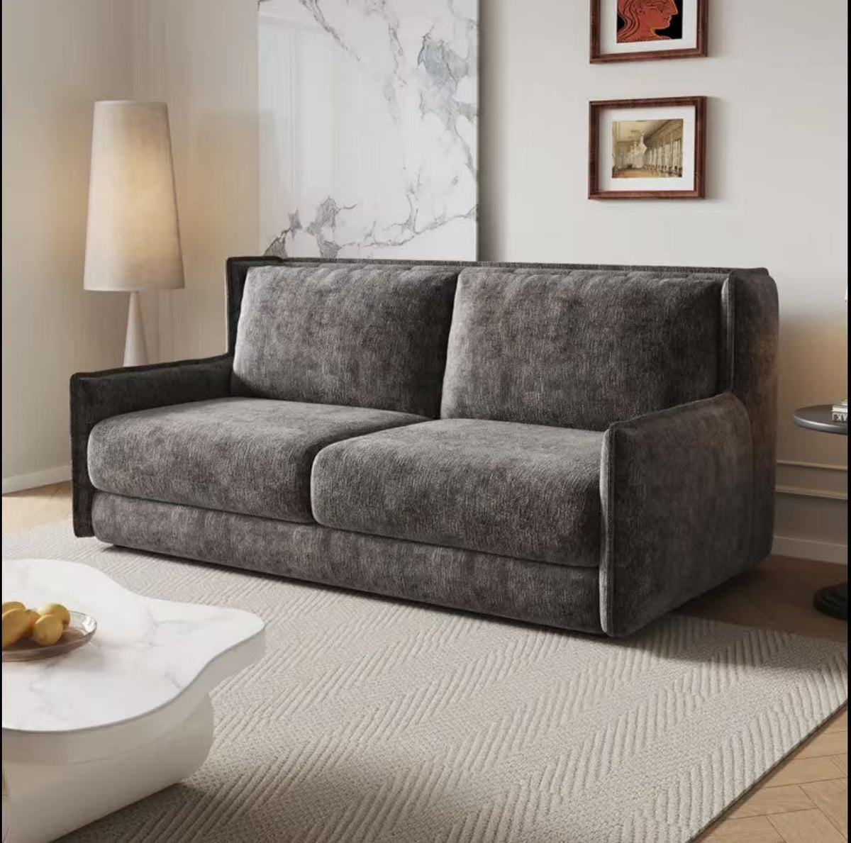 Custom Fold-Out Sofa Bed With Mattress — detail view 07