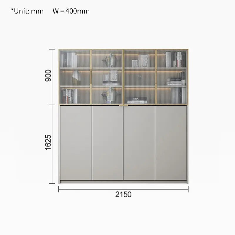 Custom Murphy Bed With Bookcase & Wardrobe — detail view 04