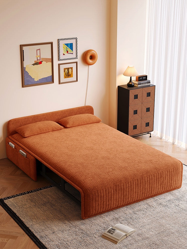 Electric Sofa Bed With Storage & Pet-Resistant Fabric — detail view 01