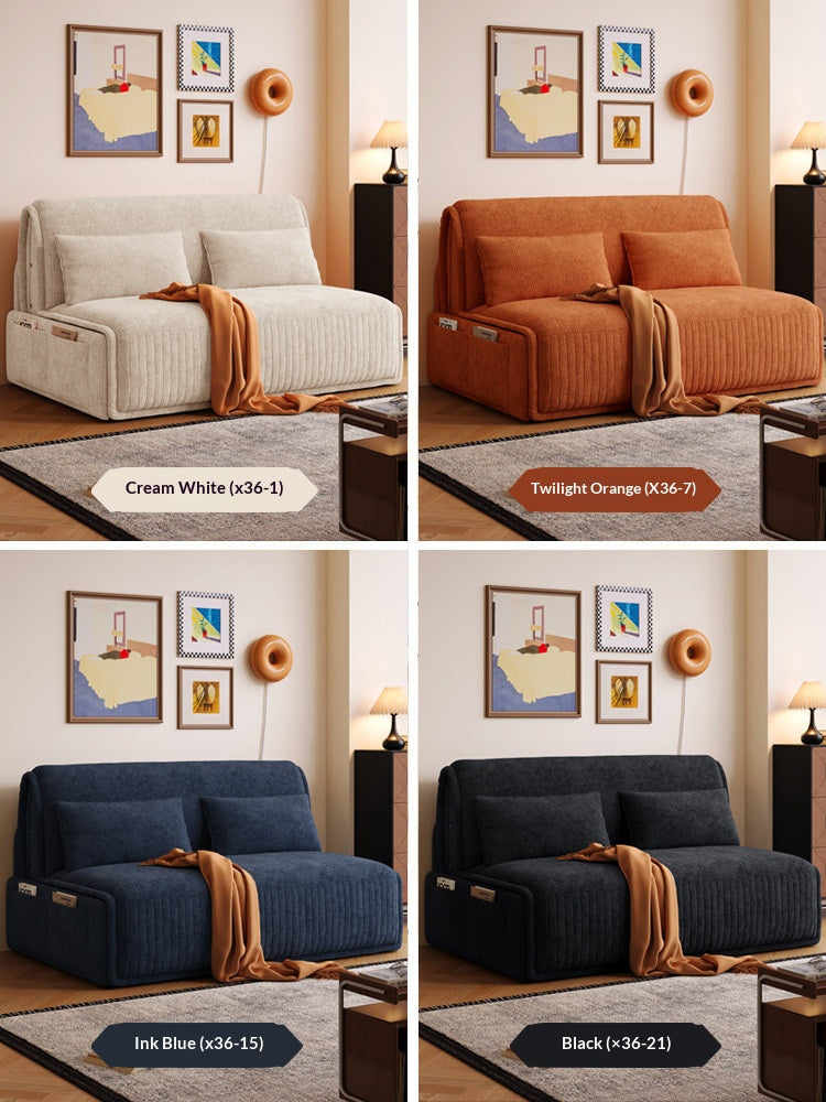 Electric Sofa Bed With Storage & Pet-Resistant Fabric — detail view 04
