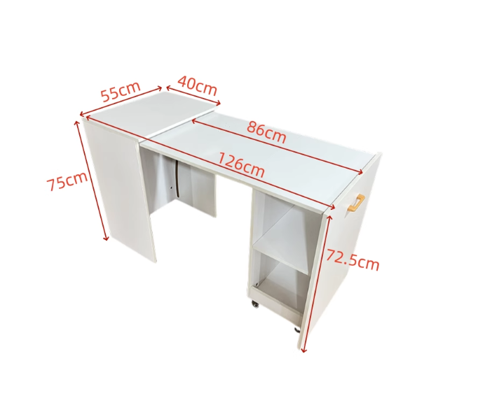Extendable Dining Table With Mobile Storage — detail view 02