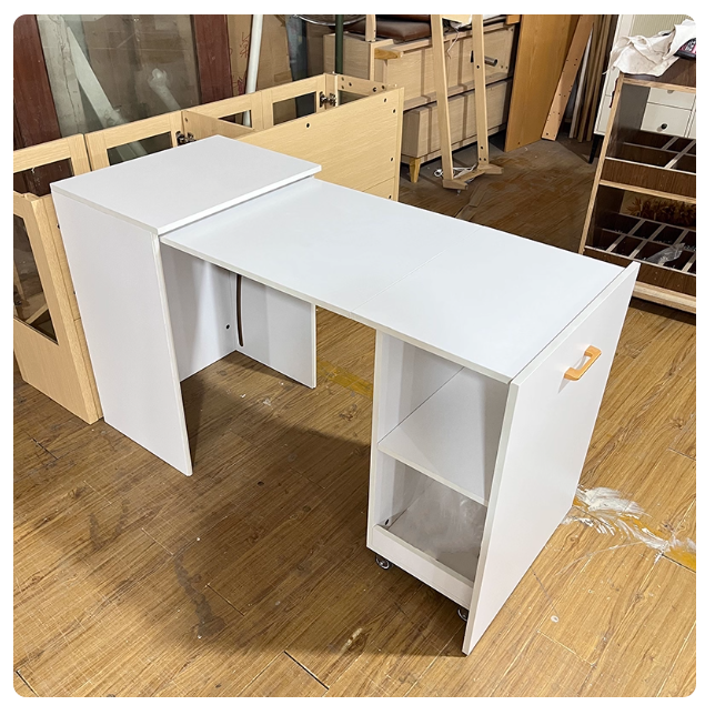 Extendable Dining Table With Mobile Storage — detail view 04
