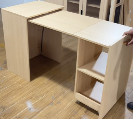 Extendable Dining Table With Mobile Storage — detail view 05