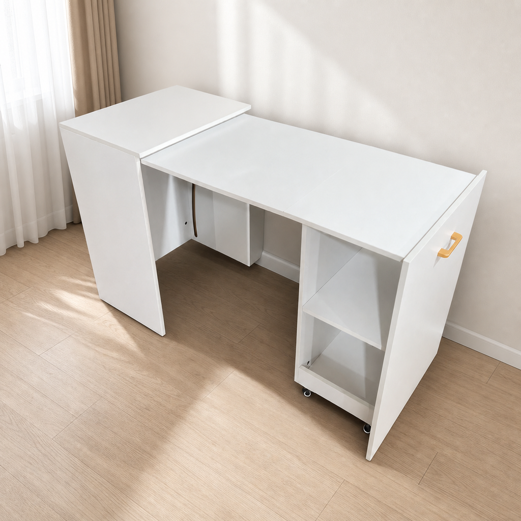 Extendable Dining Table With Mobile Storage