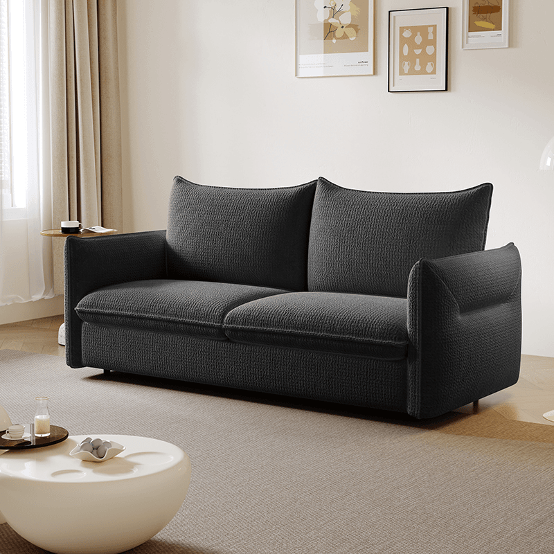 Foldable Fabric Sofa Bed With Mattress — detail view 03