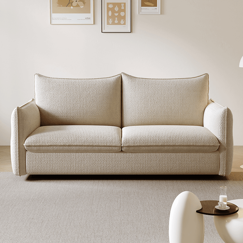 Foldable Fabric Sofa Bed With Mattress — detail view 04