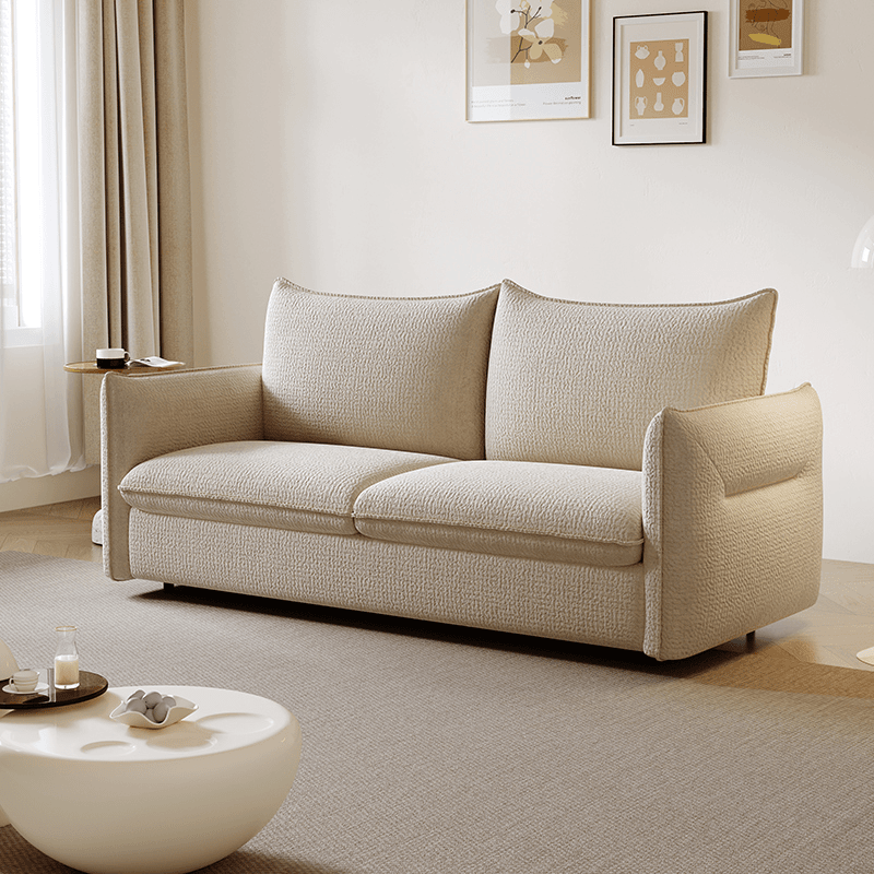 Foldable Fabric Sofa Bed With Mattress — detail view 05