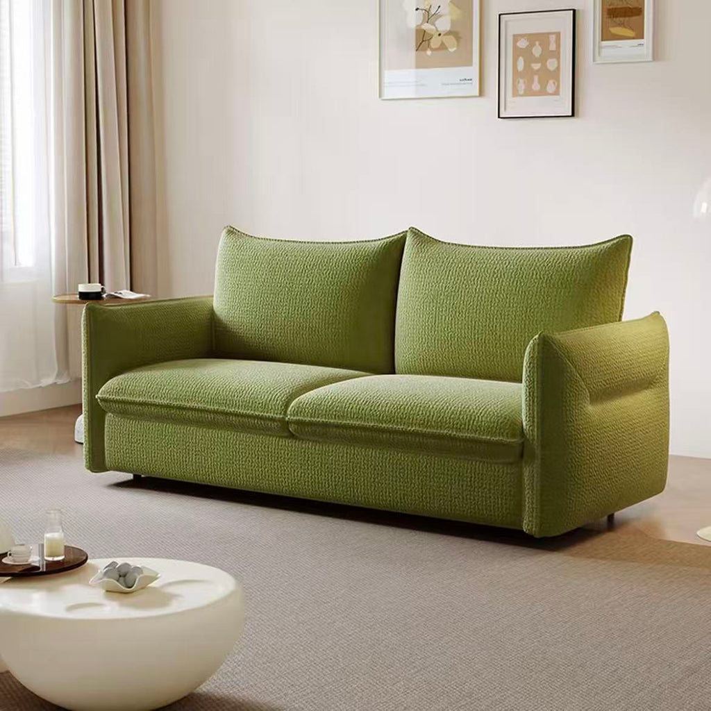 Foldable Fabric Sofa Bed With Mattress — detail view 06