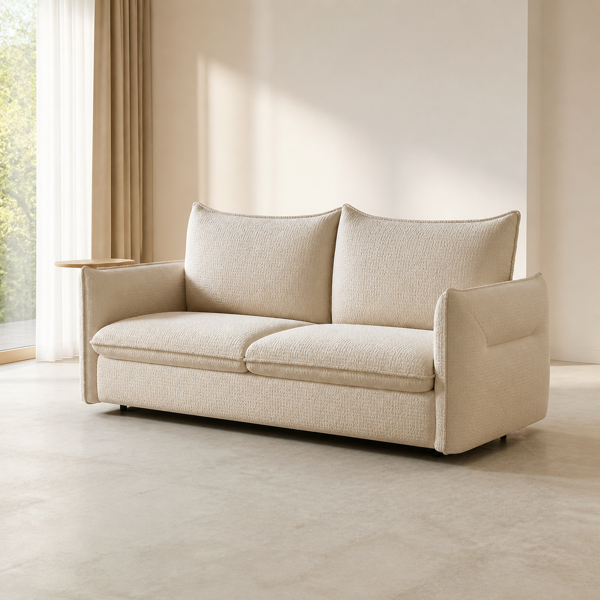 Foldable Fabric Sofa Bed With Mattress