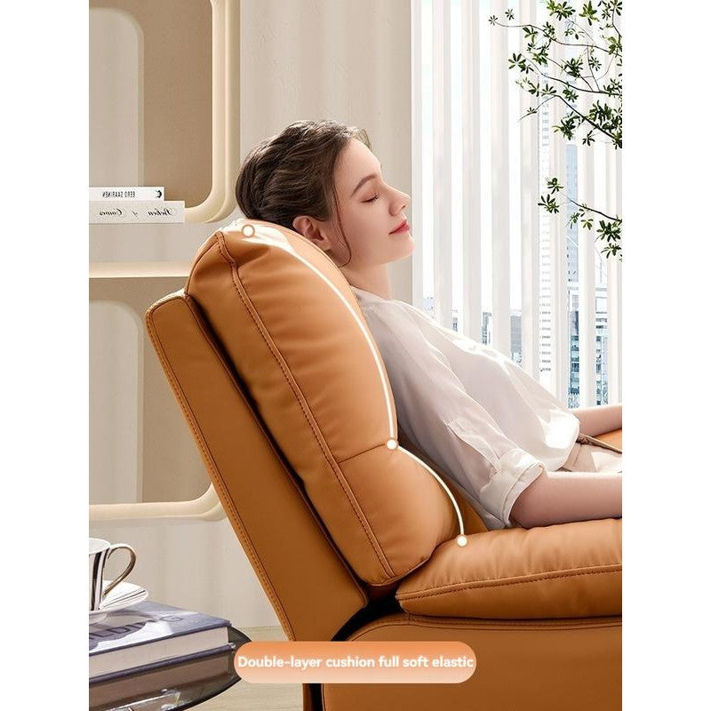 Microfiber Recliner Rocker Armchair — detail view 01