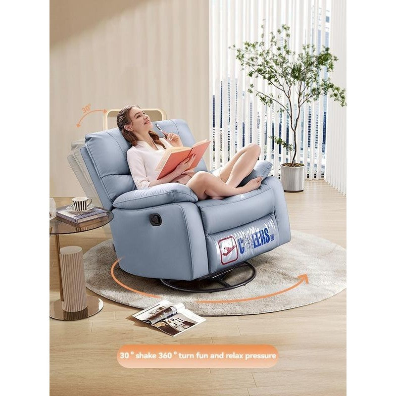 Microfiber Recliner Rocker Armchair — detail view 02