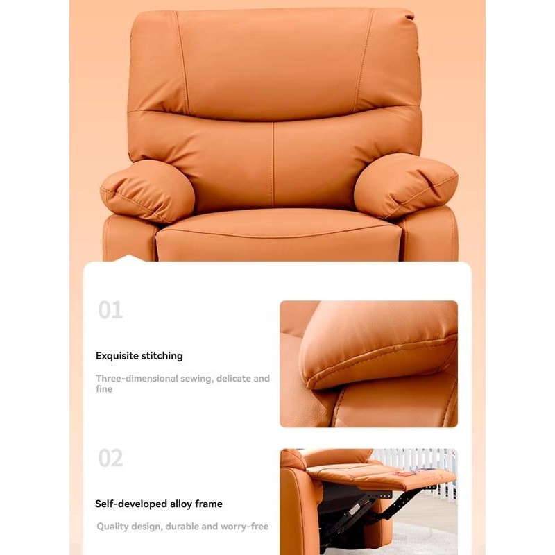 Microfiber Recliner Rocker Armchair — detail view 05