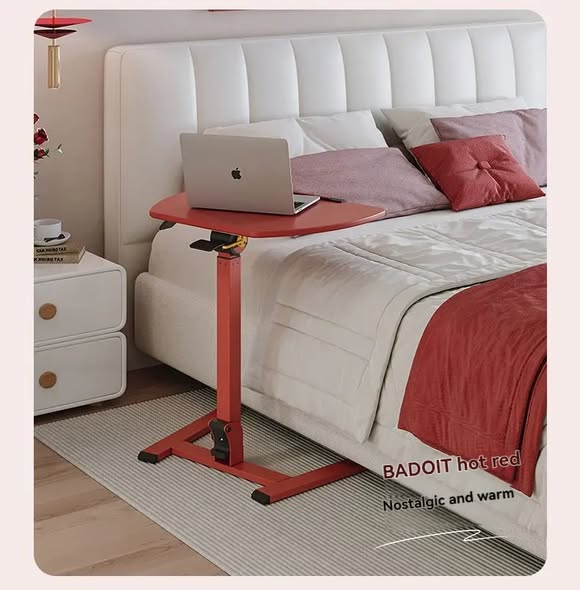 Mobile Height-Adjustable Bedside Table — detail view 01