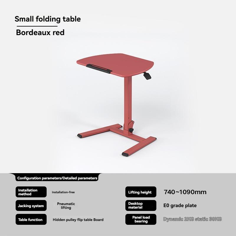 Mobile Height-Adjustable Bedside Table — detail view 04