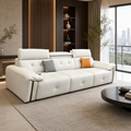 Modern Leather Power Reclining Sectional Sofa