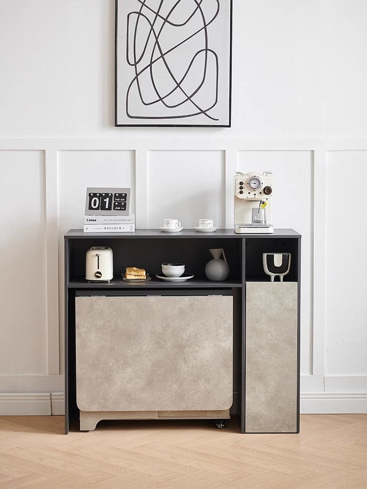 Nordic Extendable Folding Dining Table for Small Spaces — detail view 03