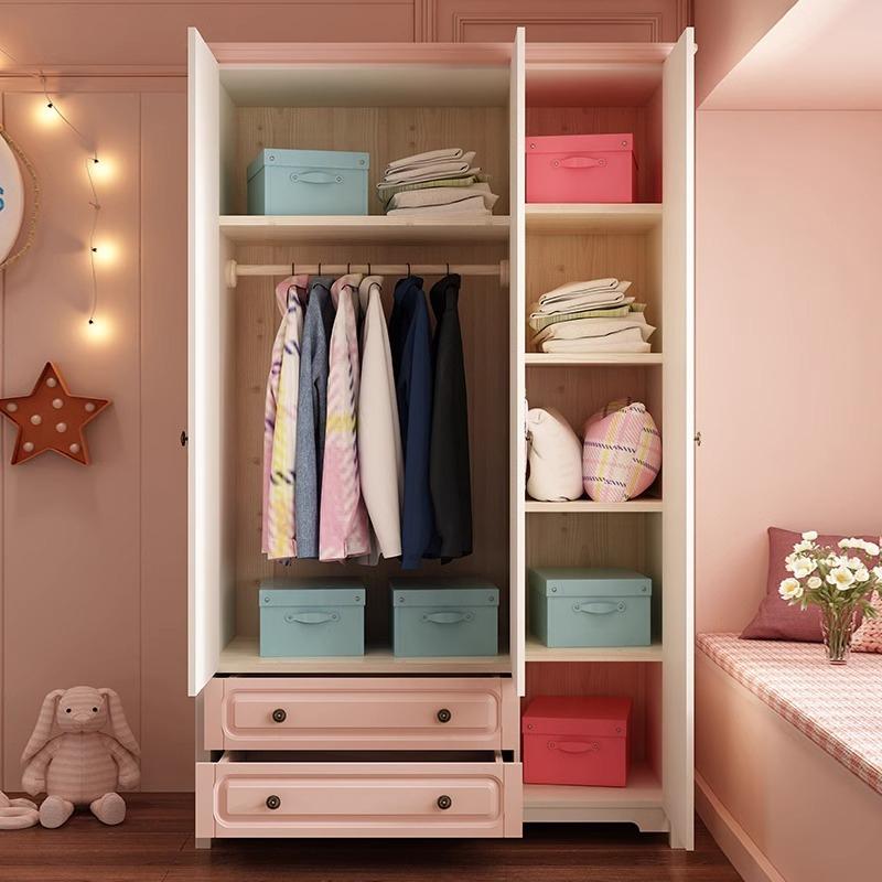 Pink Kids’ Wardrobe With 2- to 5-Door Options — detail view 03